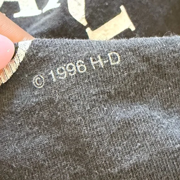 Vintage 90s Harley Davidson motorcycle Graphic T-Shirt - Picture 12 of 13